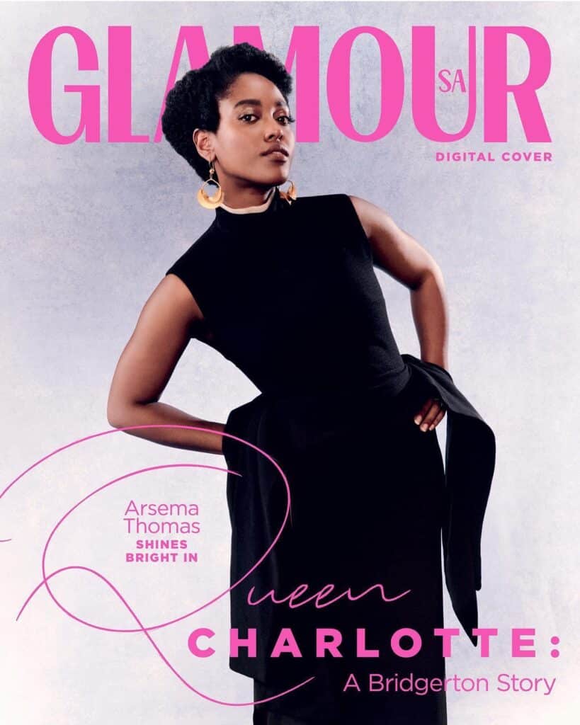 Arsema Thomas on the cover of Glamour magazine
